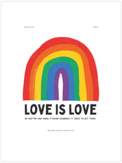 Poster LOVE IS LOVE 🏳️‍🌈
