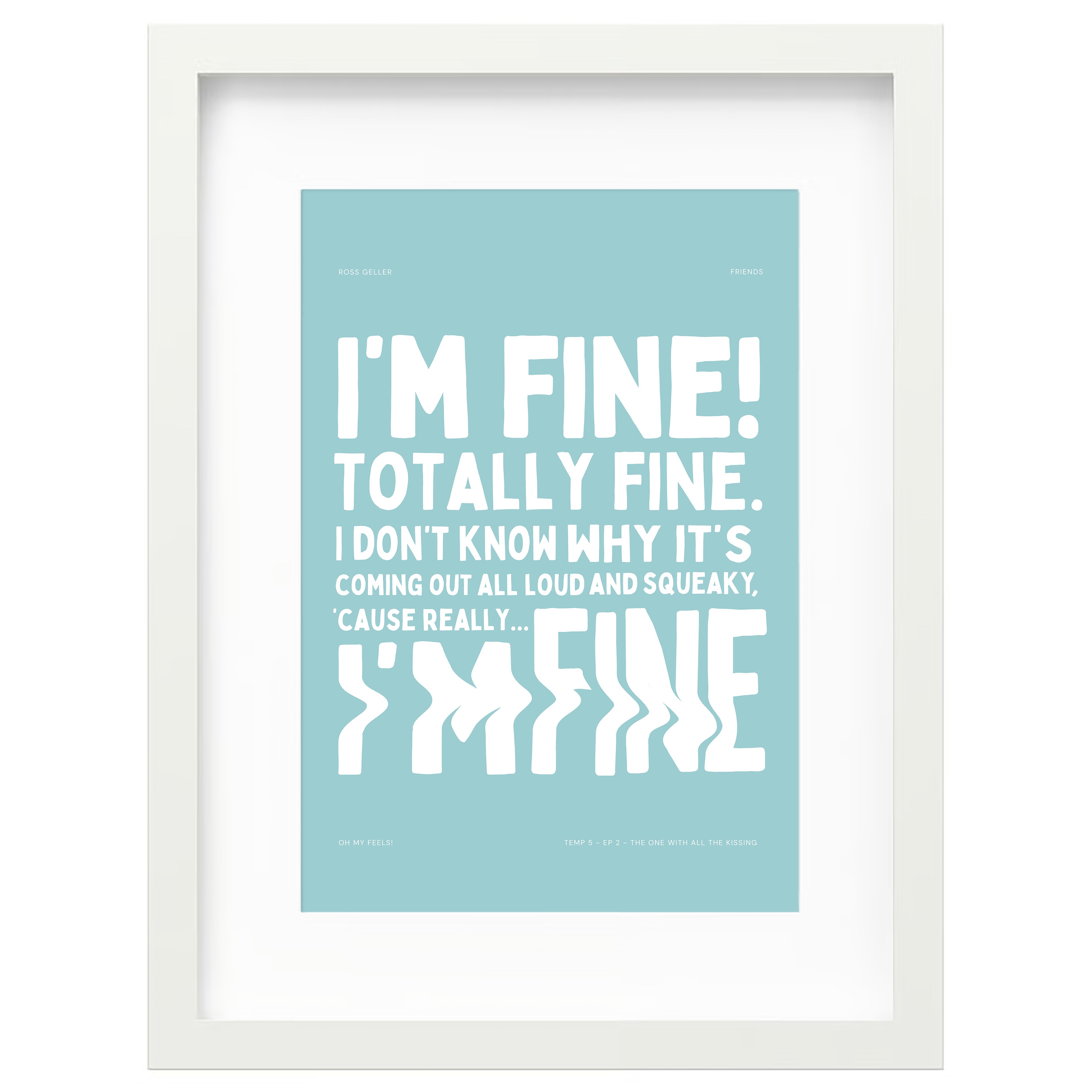Poster I’M FINE! Totally fine.