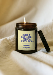 Velita que huele a que lloraste pero ya estás bien.