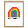 Poster LOVE IS LOVE 🏳️‍🌈